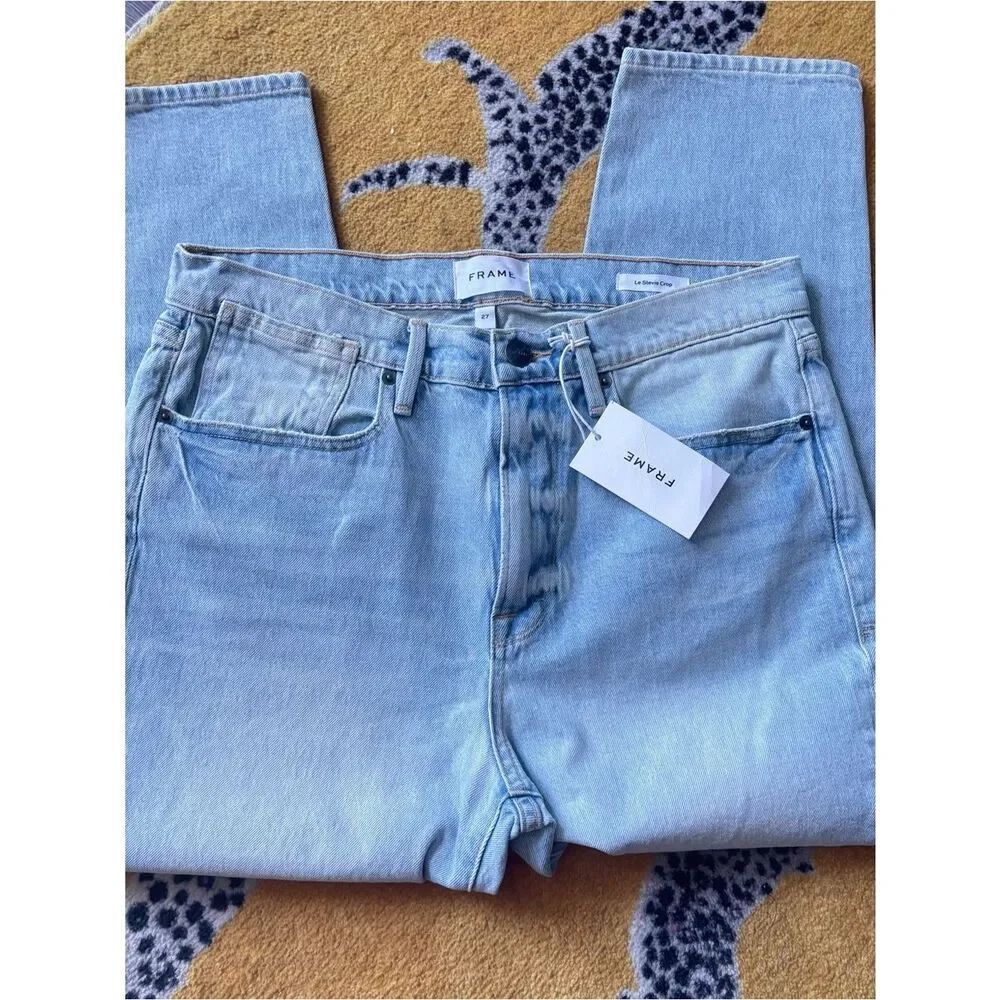 NWT FRAME Le Stevie Crop Jean Size 27 - Picture 4 of 5